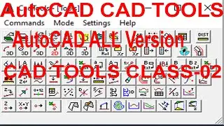 AutoCAD CAD TOOLS  || CLASS-02 || CAD TOOLS TUTORIAL || AutoCAD Tutorial || AutoCAD MAGIC ||