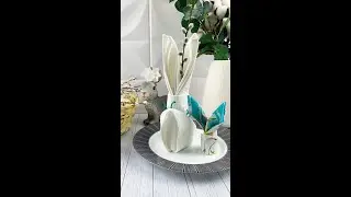 Кролик из полотенца / Поделки на пасху своими руками