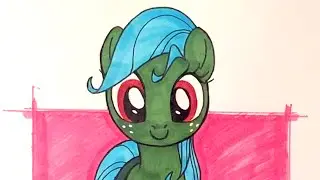 How to draw a pony - Front view