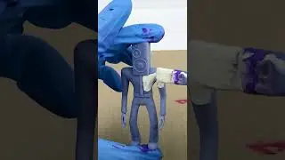 Skibidi Toilet - Making Large Speakerman Miniature - Sculpture Timelapse
