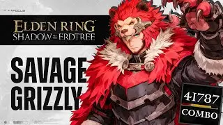 Elden Ring DLC - How To Make The Best Savage Grizzly Build, OP Red Bear's Claw Build ( Buffed )