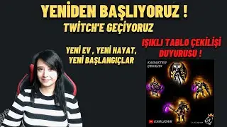 YENİDEN BAŞLIYORUZ / YENİ EV, YENİ HAYAT ! / TWİTCH'E İLK ADIM / TABLO ÇEKİLİŞİ /