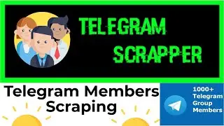 Telegram Members Scraping 2021 [ Scrap 10,0000  Telegram Members From Group to Group using PC]