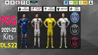 Paris Saint-Germain (PSG) 2021-22 Kits - DLS 22