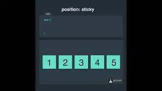 CSS position fixed and sticky