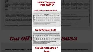 CSIR NET cut off June 2024 life sciences | What is the expected cut off percentile score?