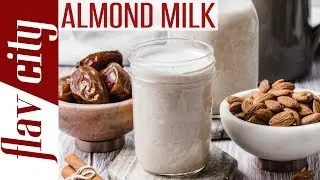 How To Make Homemade Almond Milk - Dessi's Kitchen Basics