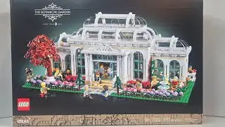 Unboxing & Building Lego 21353 The Botanical Garden-Part 1