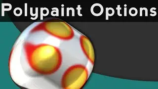 044 ZBrush Polypaint Options