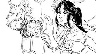 Paladin Accidentally Enslaves Monster Girl | comic by baalbuddy