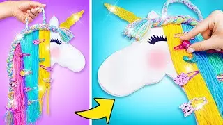 La magie de la licorne pour les fournitures scolaires 🦄✨DIY Stylo, Organisateur, Boîte cadeau 💚💛