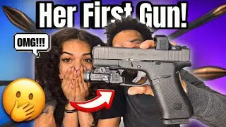 I BOUGHT MY GIRL A GLOCK 43X!!! (HER FIRST TIME SHOOTING) | #LethalLadies