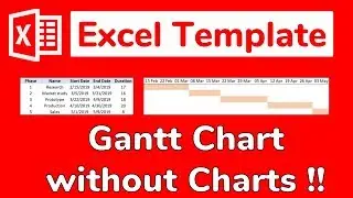 Excel MAGIC: Gantt chart without using complicated charts- Doctor Excel #083
