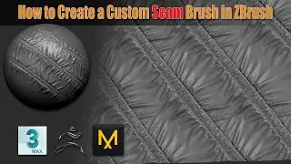 Brush: How to create a custom Seam brush in zbrush || N°_13