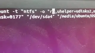 Error mounting filesystem Ubuntu RO Mount Option Refused to Mount Fix