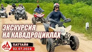 В Джунгли на квадроциклах. Экскурсии в Паттайе 🔴 Таиланд LIVE
