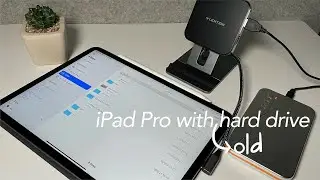 How to connect an old external hard drive to iPad Pro