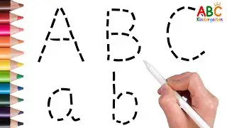 ABC for Kids | Write along the alphabet while listening to nursery rhymes for toddlers | from A to Z