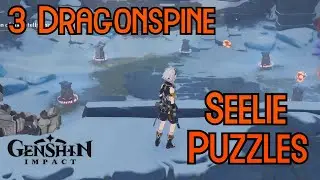 3 Dragonspine Seelie Puzzles & Solutions - Genshin Impact