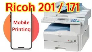 Ricoh MP 201 Android Printing || Android to Printer Cable || Ricoh Android Copier || Mobile Printer