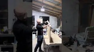 Fabrication de portes coulissantes persienne intérieure en pin