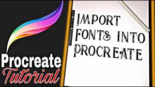 How To Import Fonts Into Procreate