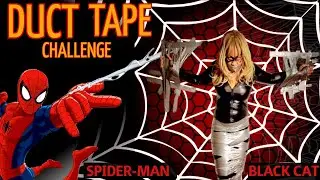 Spiderman and Blackcat Escape Skit  | GABZNKEYZ