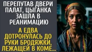 Перепутав двери палат, цыганка зашла в реанимацию… А едва дотронулась до бродяжки, лежащей в ком