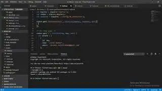 5. NodeJS, ExpressJS and MySQL : Database connection - installing mysql and nodemon
