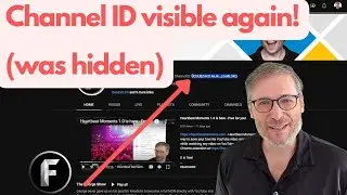 YouTube Channel ID visible again (was hidden before) after adding Heartbeat Moments Chrome extension