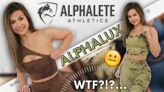WTF? ALPHALETE ALPHALUX REVIEW! | ALPHALETE NEW RELEASES TRY ON HAUL 