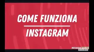 Come Funziona Instagram pt1 (l'algoritmo di Instagram)