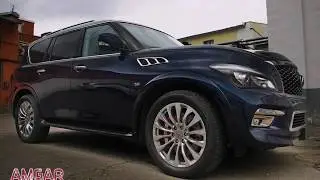 Тормоза на Infiniti QX80. Замена передней тормозной системы