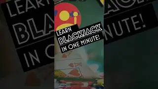 Blackjack in 1 min 🃏💰 #CardGames #Casino #HowToPlay #Gambling #21 #GamingTips #LearnBlackjack #win
