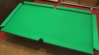 How to make a Billiard table with his hands. (Part 1 mini Billiards) How to make Billiards.