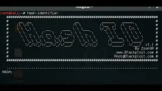 Hash identifier Kali Linux Tool (md5+sha1+crc)