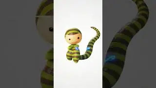 Pocoyo + Nina + Pato vs Snail + Snake + Snow Leopard = Animation 1+1 