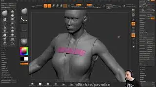 072 ZBrush Topology Brush Strap Techniques