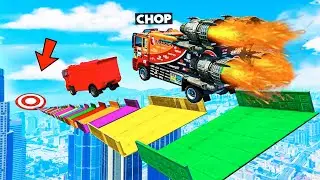 GTA 5 BOOSTING MY CAR TO THE FINISH IN MEGA RAMP CHALLENGE