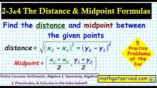 2 3 2 4 Geometry distance formula how to use mathgotserved practice Teachers pay kutasoftware regent