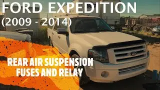 Ford Expedition - REAR AIR SUSPENSION FUSE AND RELAY LOCATION (2009 - 2014)