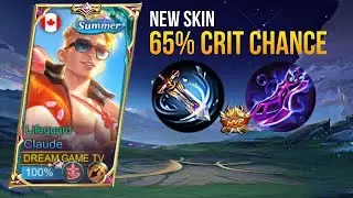 CLAUDE  BEST BUILD 2024 (ONE HIT BUILD) | CLAUDE GAMEPLAY | MOBILE LEGENDS