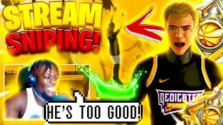 I STREAM SNIPED A XBOX STREAMER AS A ROOKIE AND MADE HIM RAGE  in NBA 2K21 CURRENT GEN.. (funny)