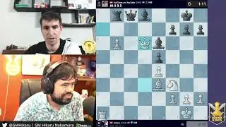 СЕЙЧАС ВСЯКИЕ ТРЮКИ НАЧНУТСЯ! // GM ХИКАРУ НАКАМУРА vs GM ДМИТРИЙ АНДРЕЙКИН