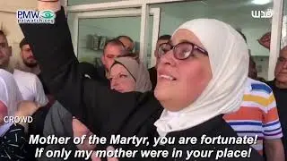 Mother of terrorist Ibrahim Al Nabulsi celebrates his death, encourages martyrdom, Every one of you