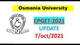 OU CPGET-2021 NEW UPDATE ||  CPGET 2021 RESPONSE SHEET || CPGET- 2021 PRELIMINARY KEY || Pinpharma