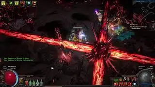 Path of Exile: Ultimatum -   Exsanguinate Ascendant vs Sirus (AW4) *Deathless*
