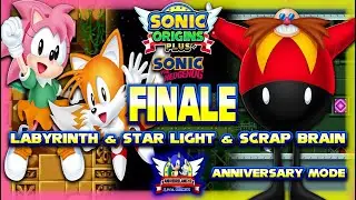 Sonic Origins Plus PS4 (1080p) - Sonic 1991 with Amy Rose & Tails in Anniversary Mode FINALE