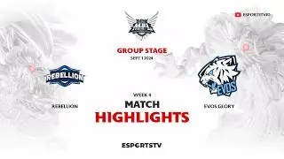 Rebellion vs EVOS Glory HIGHLIGHTS MPL ID S14 | EVOS VS RBL ESPORTSTV