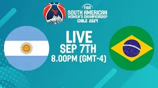 Final | Argentina v Brazil | Full Basketball Game | FIBA South American Women's Championship 2024